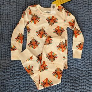 Old Navy Toddler Turkey Print PJs